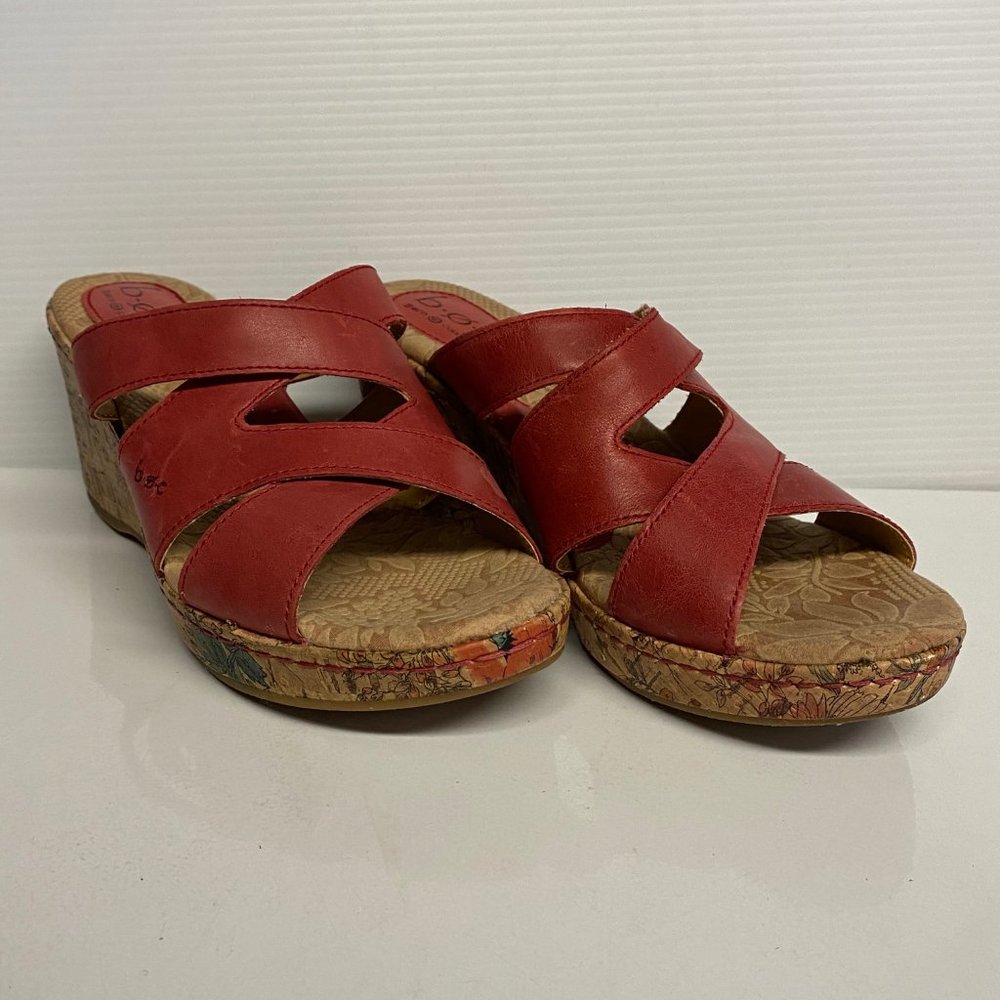 Born Concepts Ciata Red Platform Sandals